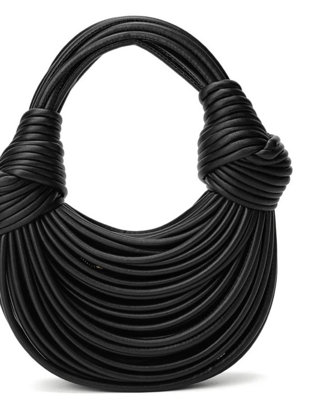 ✨ NWT Black Knot “Noodle” Vegan Leather Mini Bag ✨ - Picture 2 of 5